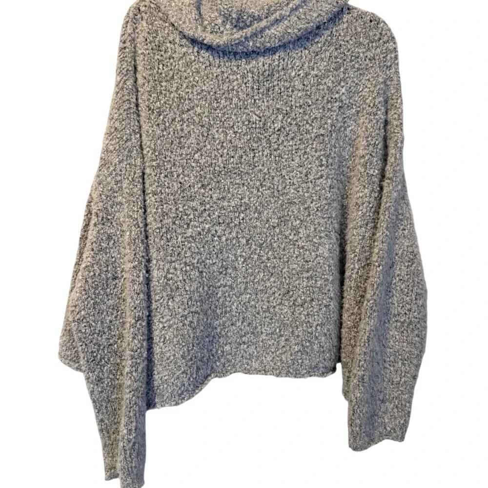 Free People BFF Marled Knit Cowl Neck‎ Oversized Pullover Sweater M Boho Cozy